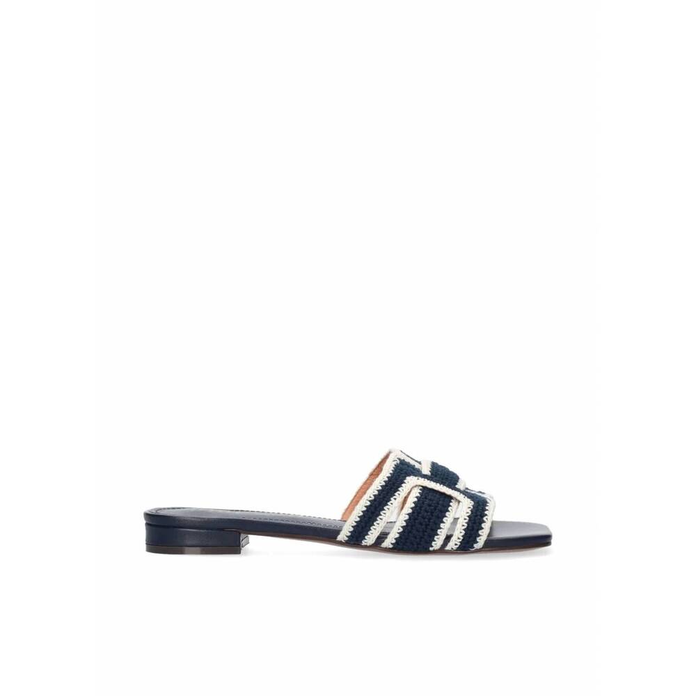 NEW BIBI LOU women's holly flat sandal in navy
